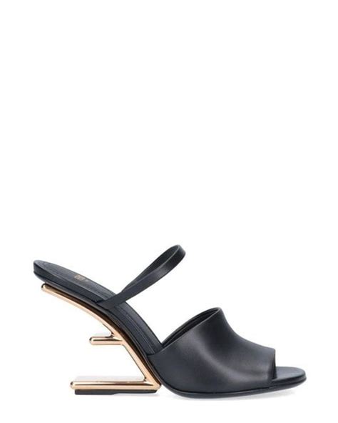 fendi heel sandals|women fendi sandals clearance.